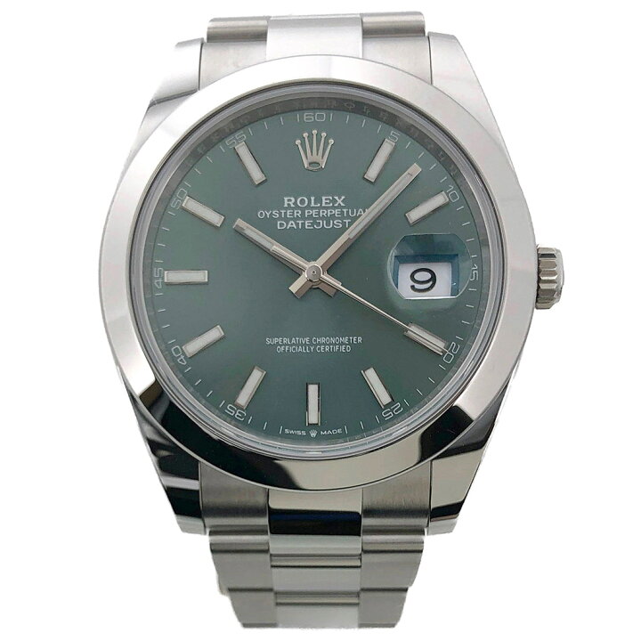 楽天市場】ROLEX□ デイトジャスト41 126300 ミントグリーンダイアル 