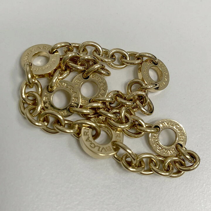 楽天市場】BVLGARI ブルガリブルガリ チェーン ブレスレット 750 YG 