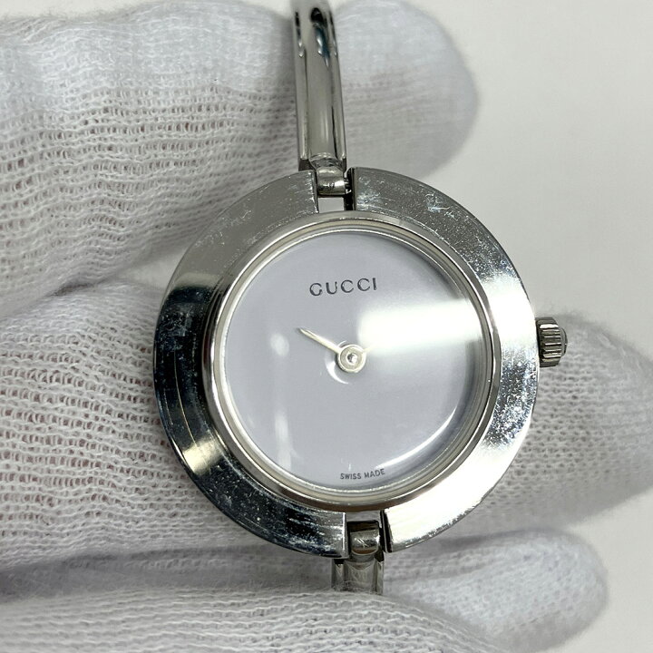 楽天市場】GUCCI チェンジベゼルウォッチ 11/12.2L 電池交換済 着せ  