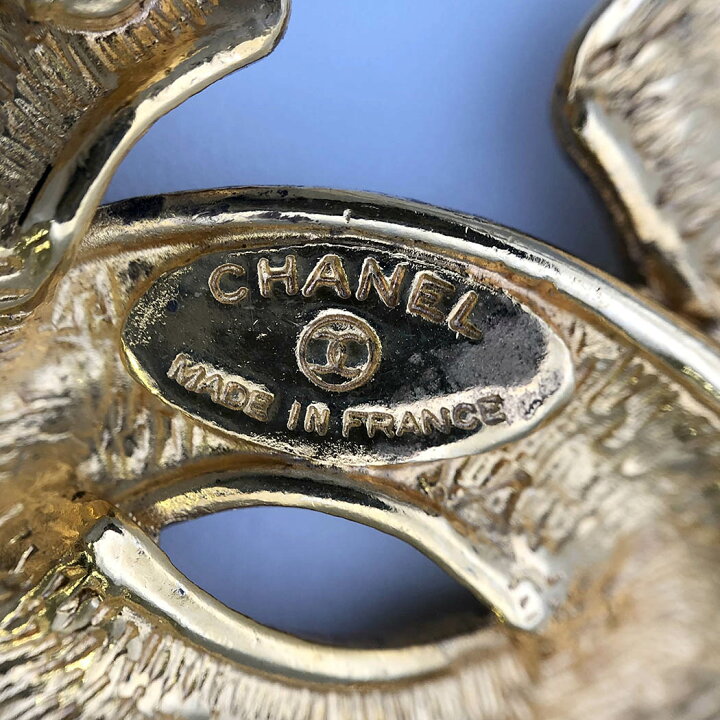 楽天市場】CHANEL キルティングココマーク ブローチ 1159 GP 