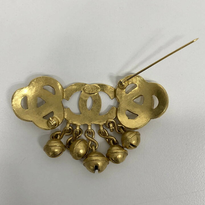 楽天市場】CHANEL ココマーク ベルブローチ 95P GP ゴールド  