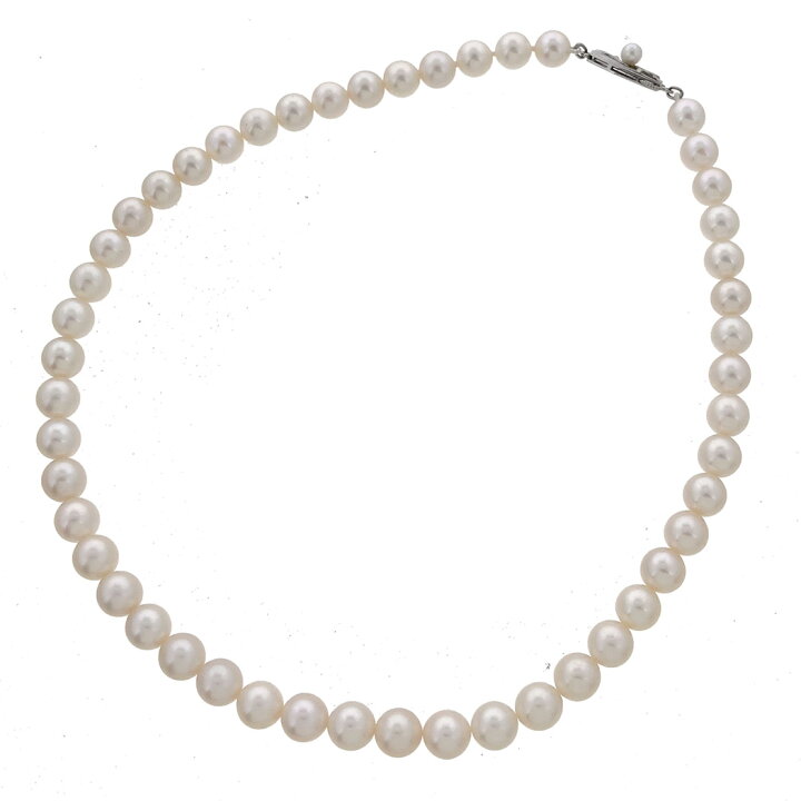 楽天市場】MIKIMOTO パールネックレス 7mm 7.5mm 糸交換済 K14 