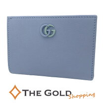 楽天市場】gucci ダブルg ggマーモント 二つ折り財布 レザーの通販 