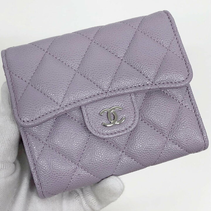 楽天市場】CHANEL□ スモールフラップウォレット AP0231 マトラッセ 
