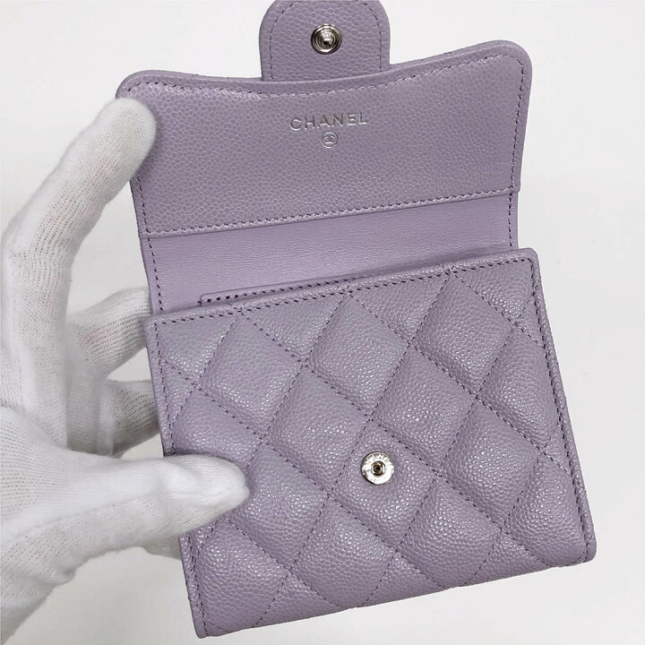 楽天市場】CHANEL□ スモールフラップウォレット AP0231 マトラッセ 