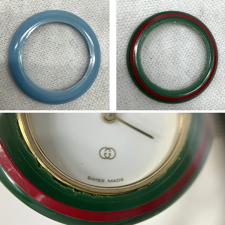 楽天市場】GUCCI チェンジベゼルウォッチ 1100-L 電池交換済 クォーツ  