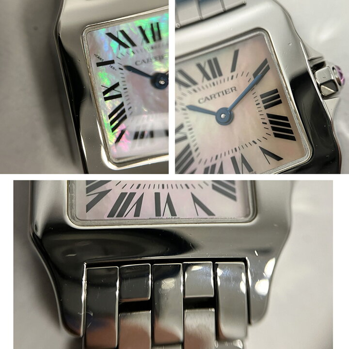 楽天市場】Cartier□ サントスドゥモワゼルSM W25075Z5 電池交換済 