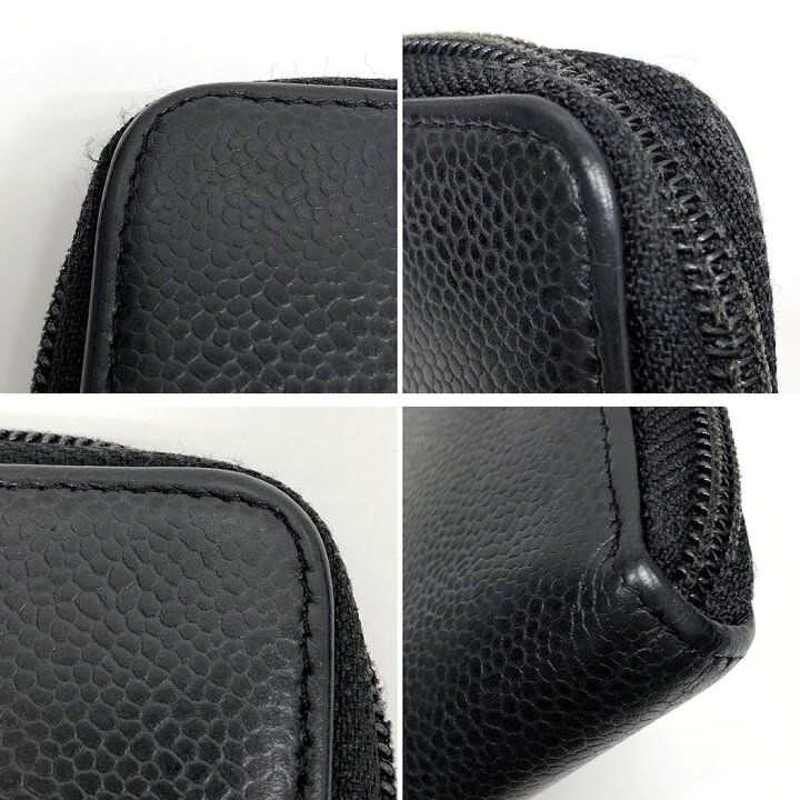 楽天市場】CHANEL□ ロングジップウォレット A50071 キャビアスキン  
