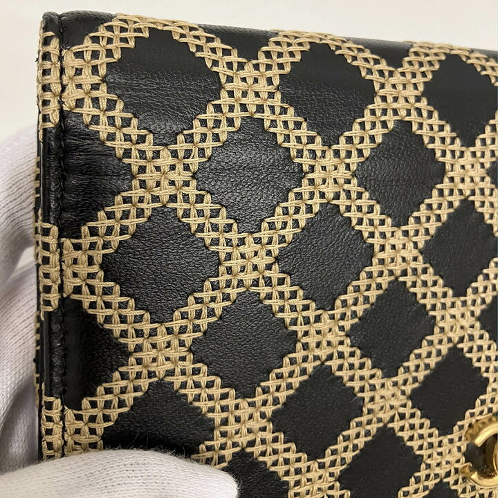 楽天市場】CHANEL□ ワイルドステッチ ロングウォレット レザー 