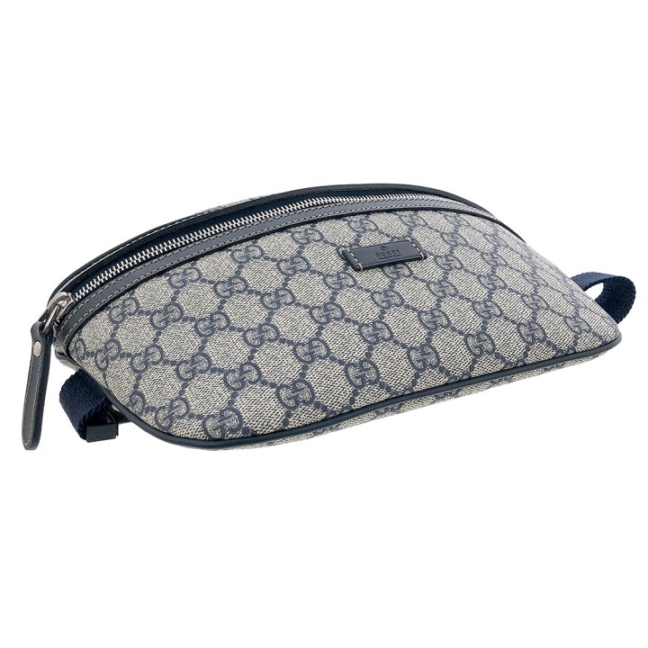 楽天市場】GUCCI□ ウエストバッグ 233269 GGスプリーム ネイビー 