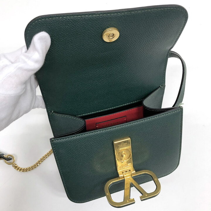 楽天市場】VALENTINO GARAVANI Vスリング チェーンショルダーバッグ 