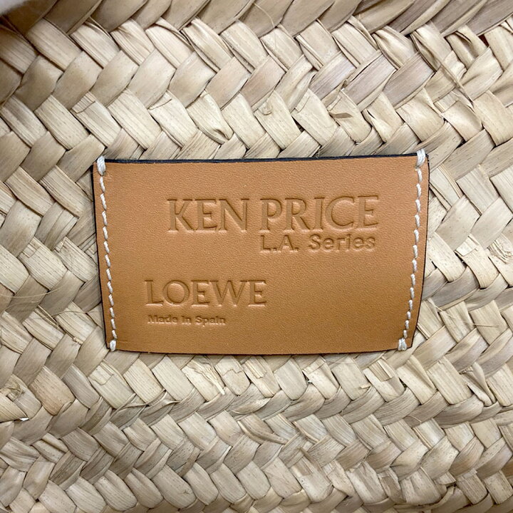 楽天市場】LOEWE ケンプライス バスケットバッグ レザー ストロー 