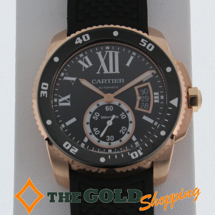 楽天市場】カルティエ Cartier カリブルドゥカルティエ ダイバー 金  