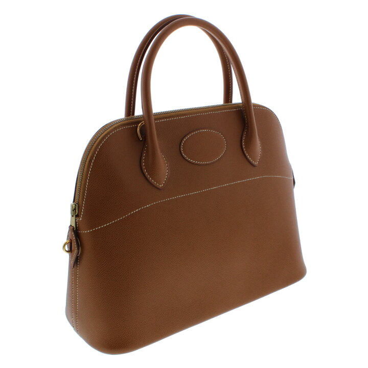 HERMES／エルメス ボリード35 クシュベル ブラウン 〇U刻印  