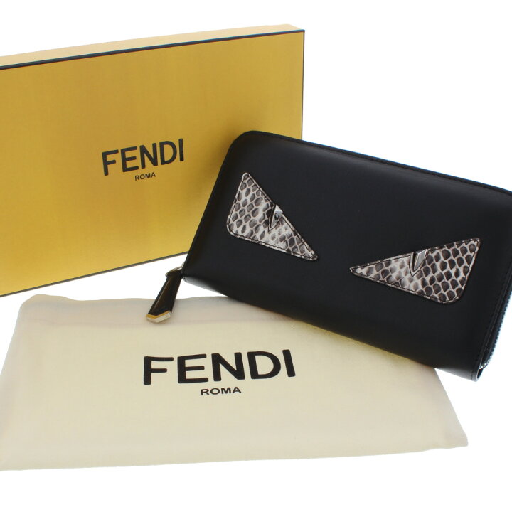 楽天市場】フェンディ FENDI モンスター ラウンドファスナー長財布 