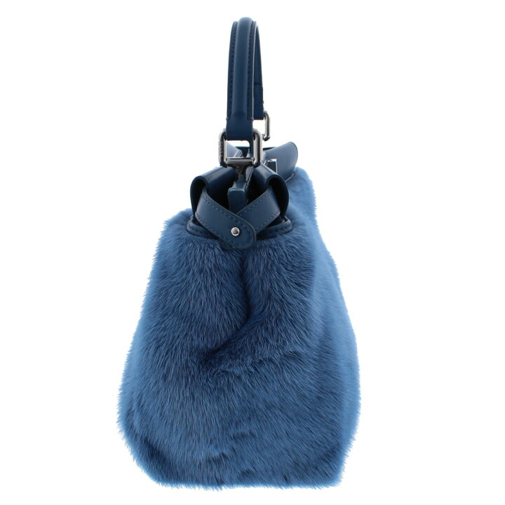 楽天市場】フェンディ FENDI ミニピーカブー ミンクファー スカイ 
