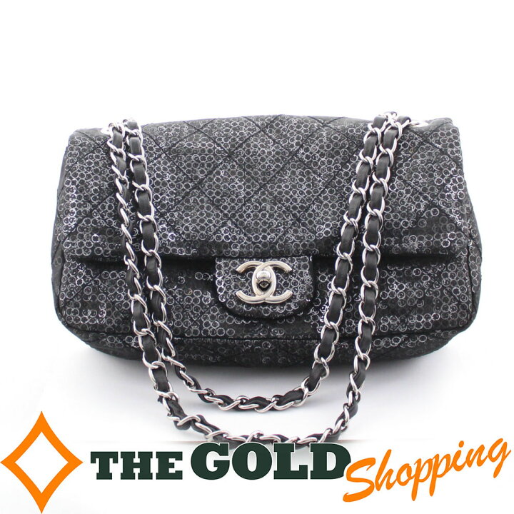 楽天市場】シャネル CHANEL メッシュスパンコール マトラッセ W 