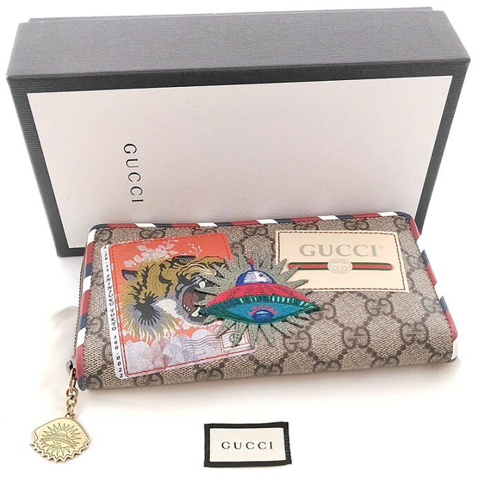 楽天市場】グッチ GUCCI GGスプリーム ジップアラウンドウォレット  