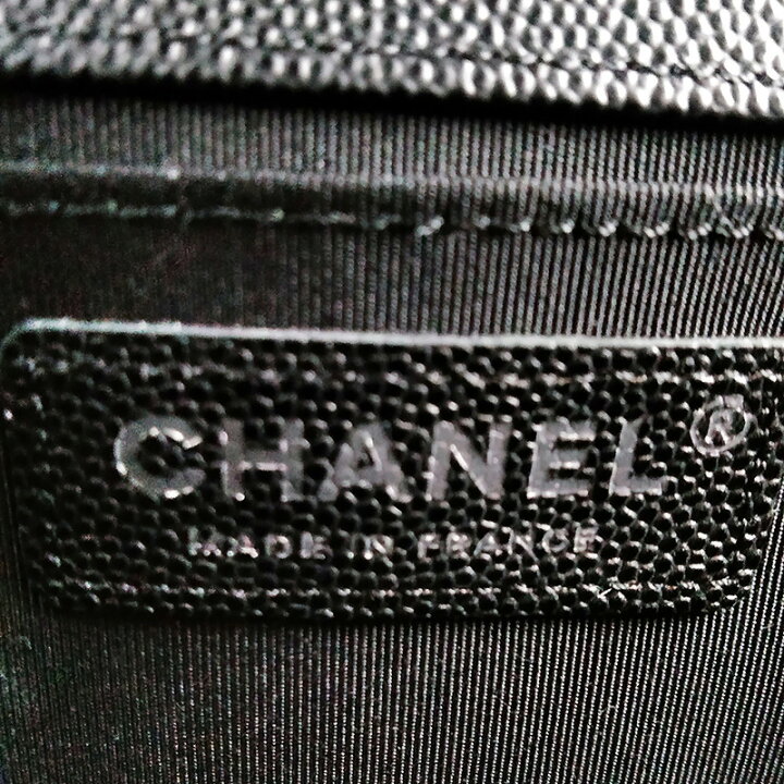 楽天市場】CHANEL キャビアスキン ボーイシャネル BOY CHANEL チェーン 