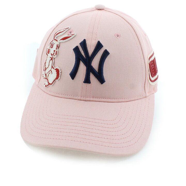 楽天市場】GUCCI グッチ NY ベースボールキャップ ピンク コットン  