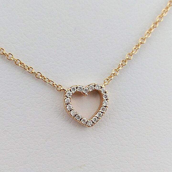 楽天市場】ティファニー Tiffany&Co. メトロ ハート ネックレス ダイヤ  