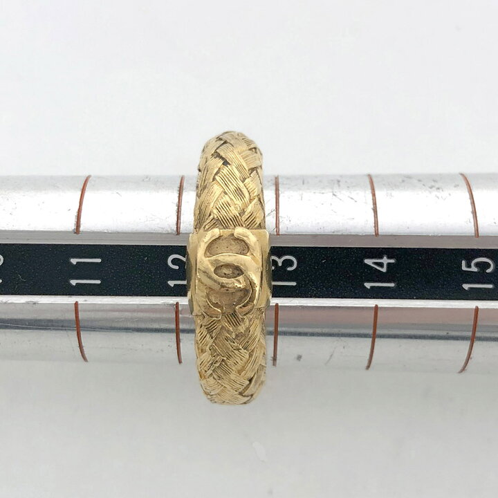 楽天市場】シャネル□CHANEL ココマーク リング 12号 ゴールド色 2000 