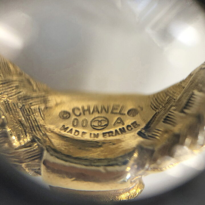 楽天市場】シャネル□CHANEL ココマーク リング 12号 ゴールド色 2000 