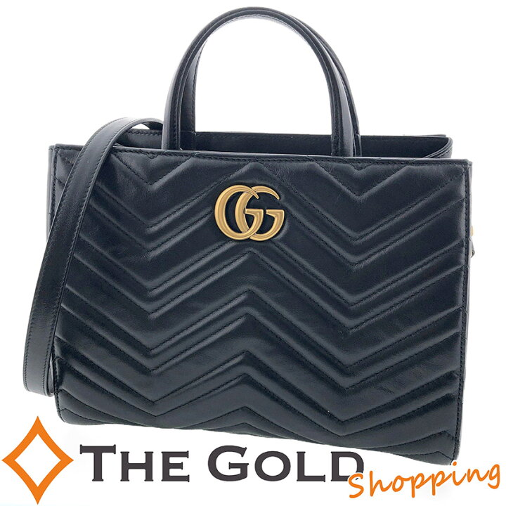 楽天市場】グッチ GUCCI GGマーモント 2WAY ハンドバッグ 448054 