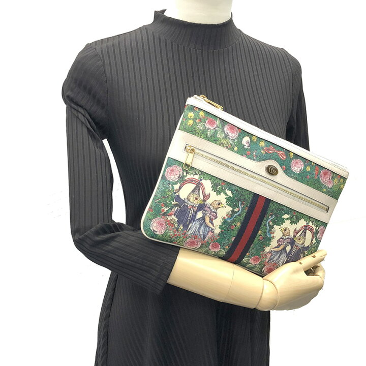 楽天市場】グッチ GUCCI クラッチバッグ 日本限定 ヒグチユウコ コラボ 