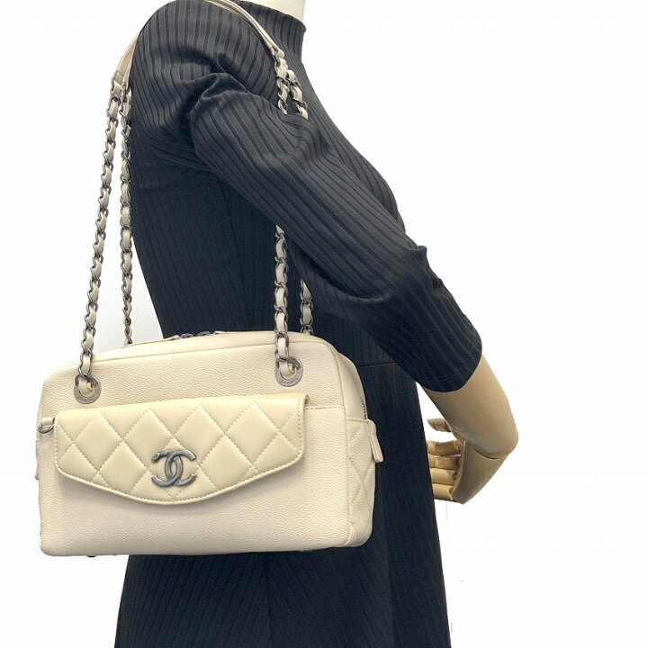 楽天市場】シャネル CHANEL マトラッセ チェーンショルダー キャビア  