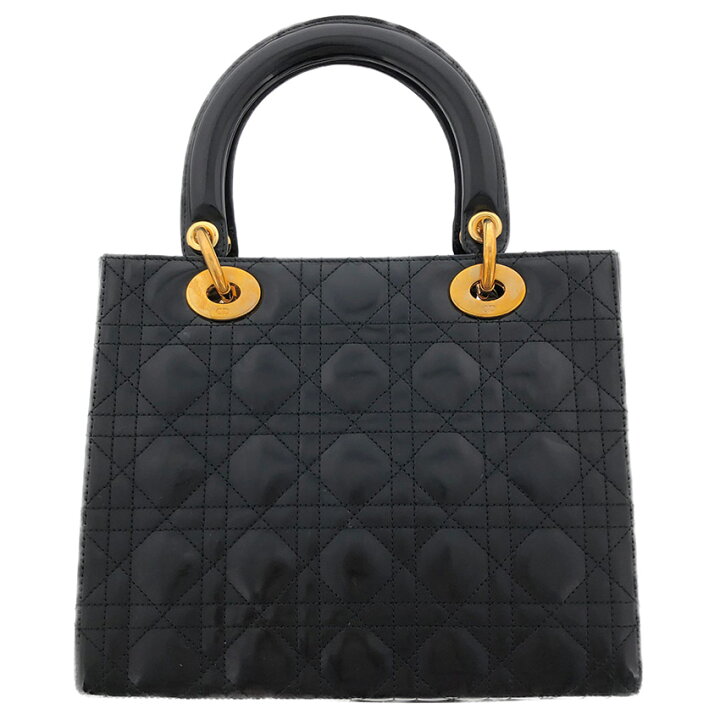 楽天市場】Dior□レディディオール ブラック パテント MA-0977 黒 2way 