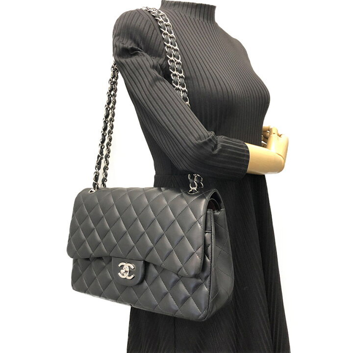 楽天市場】シャネル CHANEL マトラッセ 30cm ラムスキン ダブル  