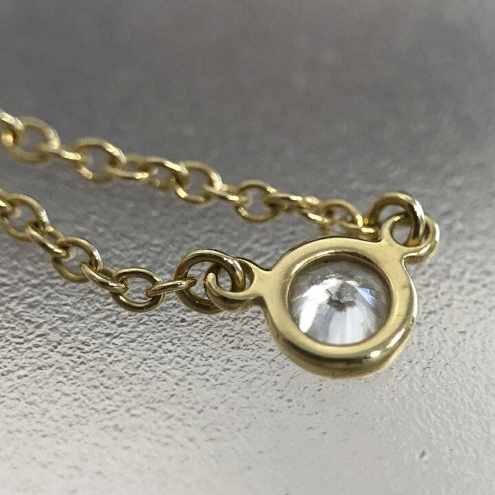 楽天市場】ティファニー バイザヤード ネックレス 0.08ct 一粒 ダイヤ  