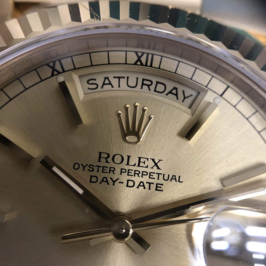 新しい到着 Rolex ロレックス 駒 デイデイト 18238 18038 用 なし K18YG メンズ時計 仕上げ済 美品