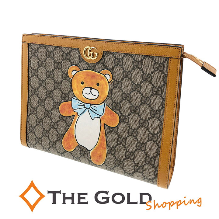 楽天市場】グッチ□GGスプリーム クラッチバッグ EXO KAI コラボ 