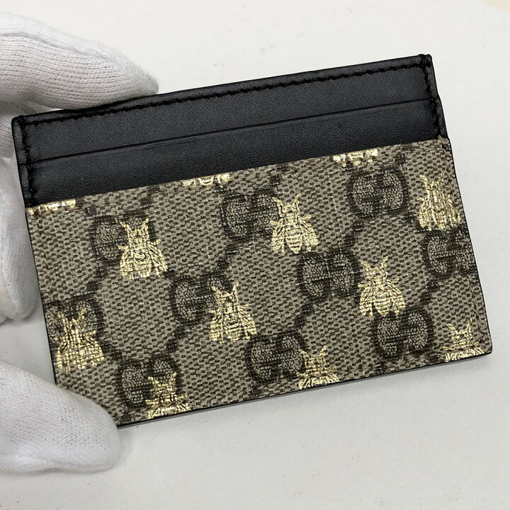 楽天市場】グッチ□カードケース ビー 233166 GGスプリーム 蜂 ハチ  