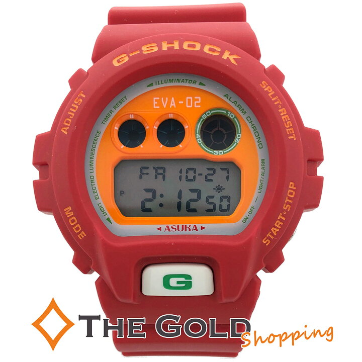 楽天市場】カシオ G-SHOCK ヱヴァンゲリヲン アスカモデル DW-6900FS  