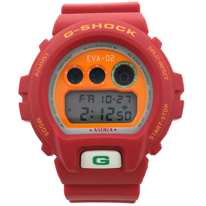 楽天市場】カシオ G-SHOCK ヱヴァンゲリヲン アスカモデル DW-6900FS 