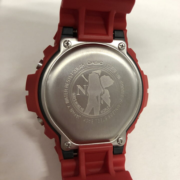 楽天市場】カシオ G-SHOCK ヱヴァンゲリヲン アスカモデル DW-6900FS 