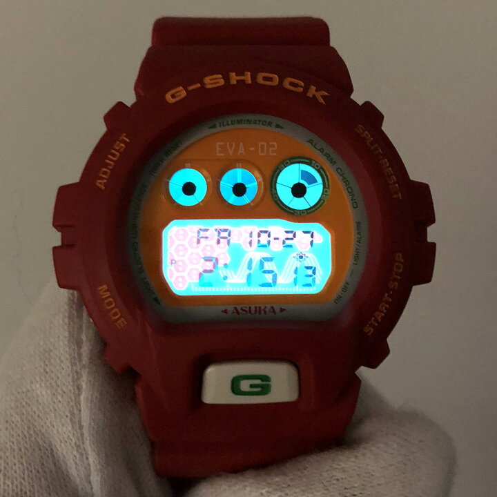 楽天市場】カシオ G-SHOCK ヱヴァンゲリヲン アスカモデル DW-6900FS 