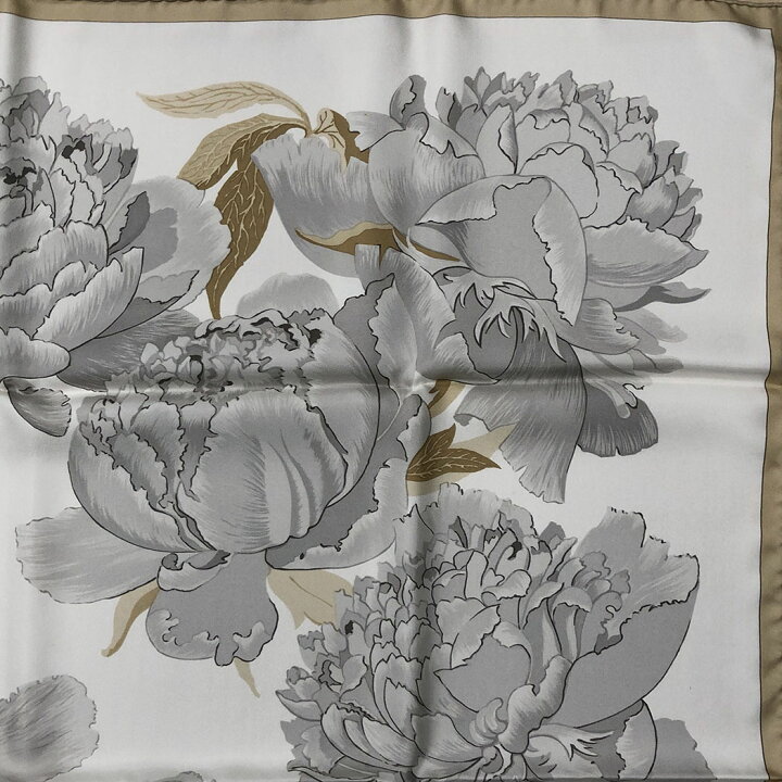 楽天市場】エルメス カレ90 LES Pivoines 芍薬 シャクヤク 100%シルク 