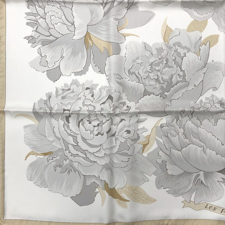 楽天市場】エルメス カレ90 LES Pivoines 芍薬 シャクヤク 100%シルク  