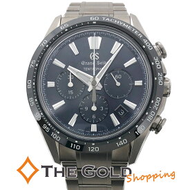 グランドセイコー エボリューション9 テンタグラフ 9SC5-00A0 SLGC001 TENTAGRAPH 自動巻き ネイビー チタン Grand Seiko セイコー 腕時計 メンズ ウォッチ 男性用 【中古】 p2404