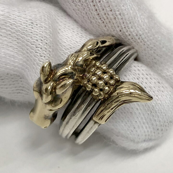 楽天市場】エルメス ホースギャロップリング 16号 750 18K 925 