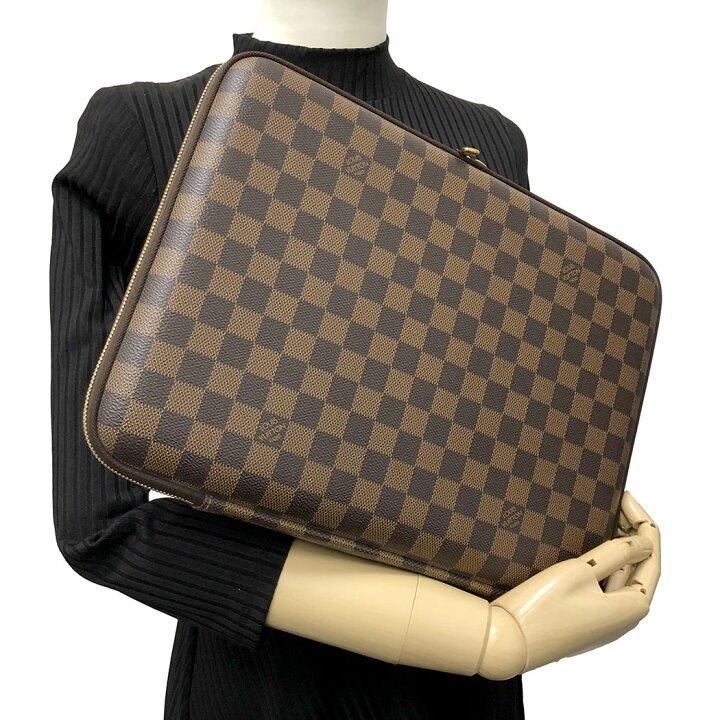 中古】LOUIS VUITTON コンピュータースリーブPM パソコンケース ダミエ  