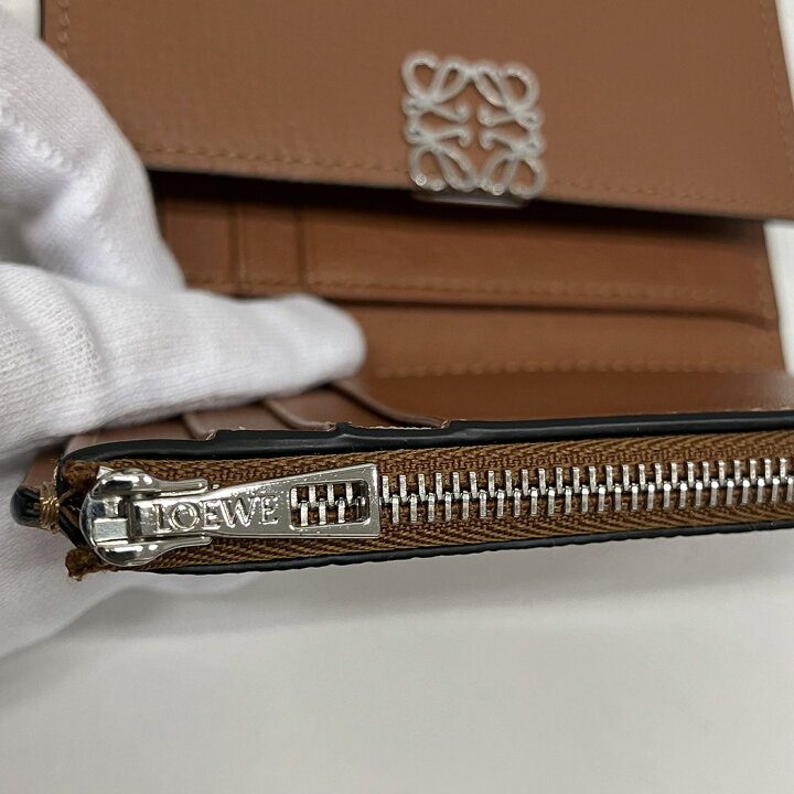楽天市場】ロエベ□ アナグラム バーティカル ウォレット スモール 