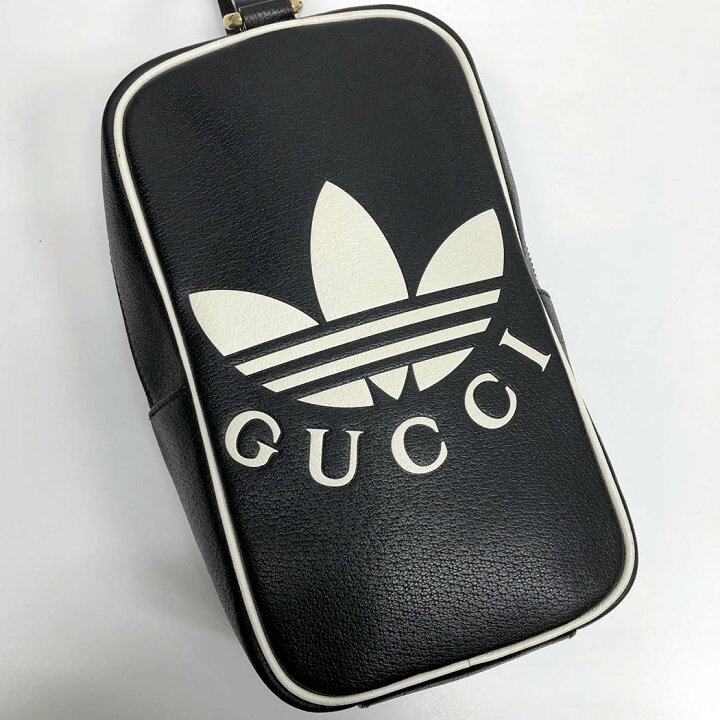 楽天市場】グッチ アディダスコラボ ミニトップハンドルバッグ 702387 