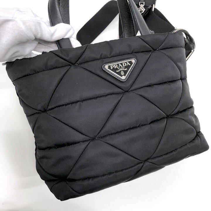 楽天市場】プラダ ミニ パデッドRe-Nylon トートバッグ 1BG373 