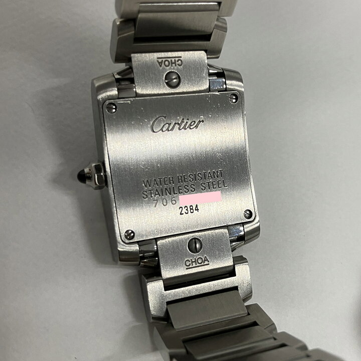 楽天市場】カルティエ□ タンクフランセーズSM W51008Q3 電池交換済 