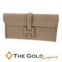 エルメス ジジェエラン29 X刻印 2016年 ヴォースイフト トゥルティエールグレー クラッチバッグ レディース HERMES 【…